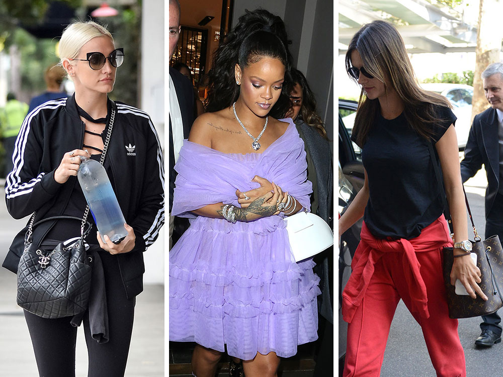 Celebs Stay Up Late with Bags from Valentino, Louis Vuitton and