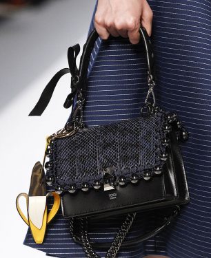 Fendi’s Spring 2018 Bags Use Logos and Plaid to Spice Up Peekaboos and ...