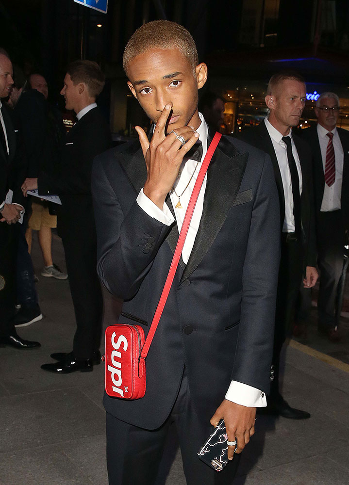 Jaden Smith Brings the Louis Vuitton x Supreme Fanny Pack to the