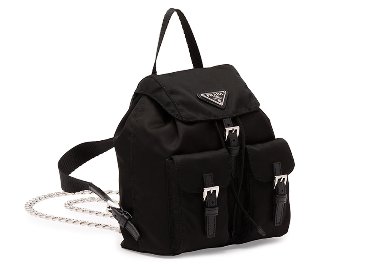 prada vela backpack small