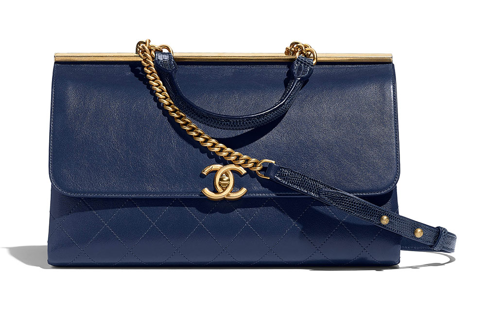 CHANEL Coco Luxe Flap Bag Quilted Lambskin Small