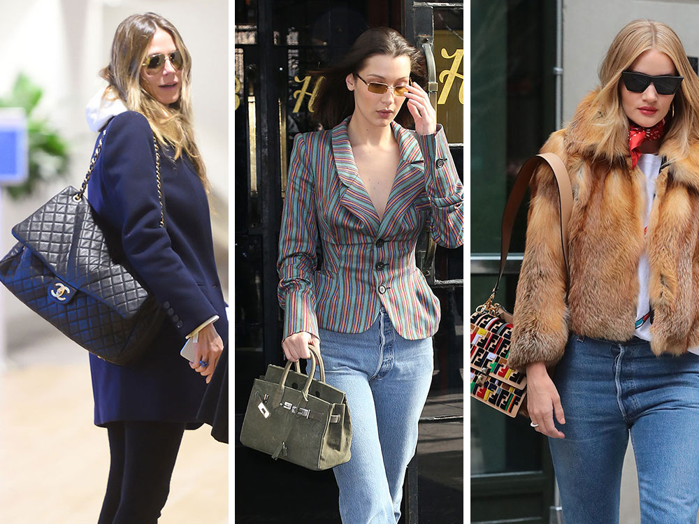 This Week, Celebs Addressed Their Travel Needs with a Variety of Bags from  MCM, Goyard and Saint Laurent - PurseBlog