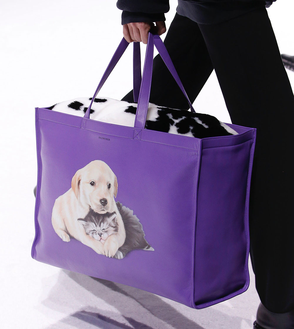 balenciaga cat and dog bag
