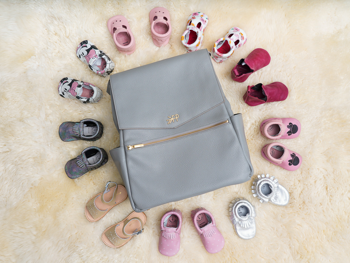 Review of my Freshly Picked Diaper Bag (and the Baby Shoes I'm