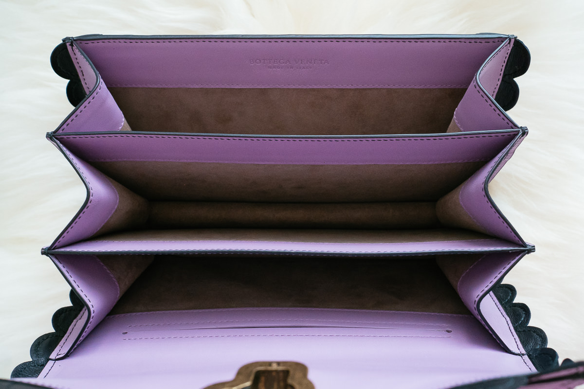Bottega Veneta magnifique Pochette Knot Purple Silk ref.219928 - Joli Closet