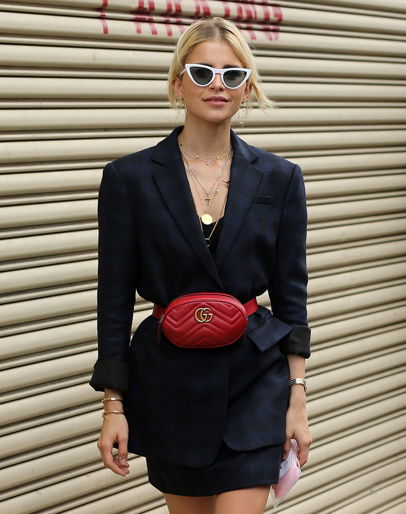 A Gucci Fanny Pack Proved to Be the 'It' Bag of London Fashion Week -  Fashionista