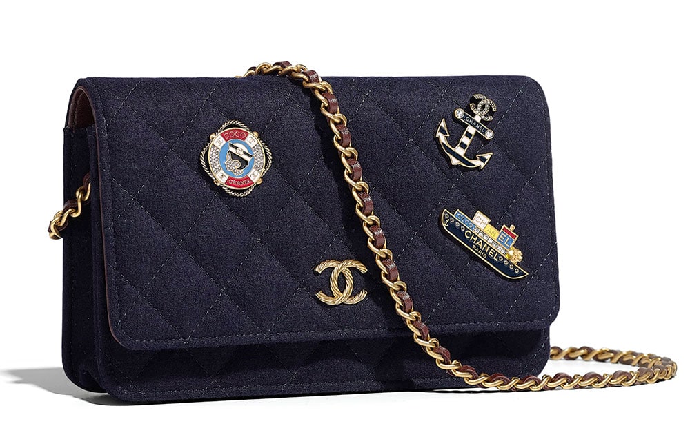 chanel wallet on chain price 2018