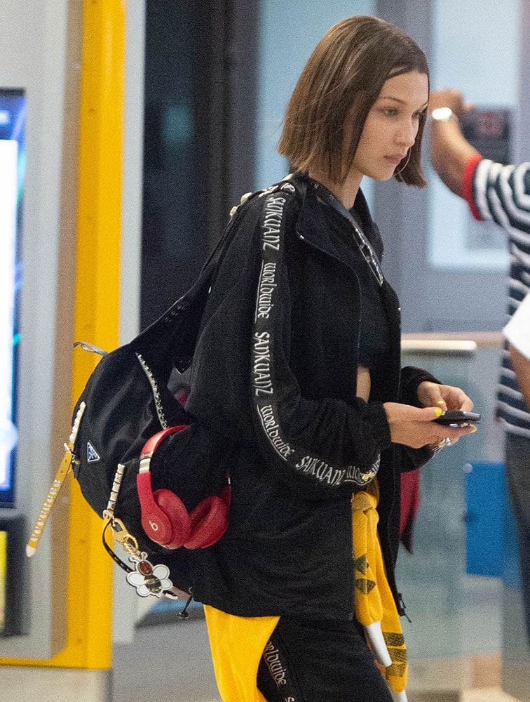 Bella Hadid's Prada Bag Is The Perfect Sidekick