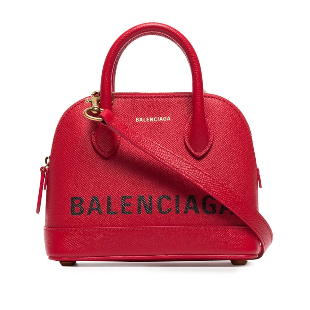 Le Present - This red @balenciaga Lunch Box mini bag is