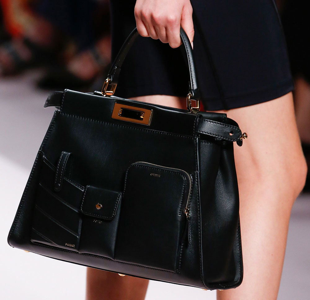 Fendi’s Spring 2019 Runway Bags Emphasize Utility Pockets and Embossed ...