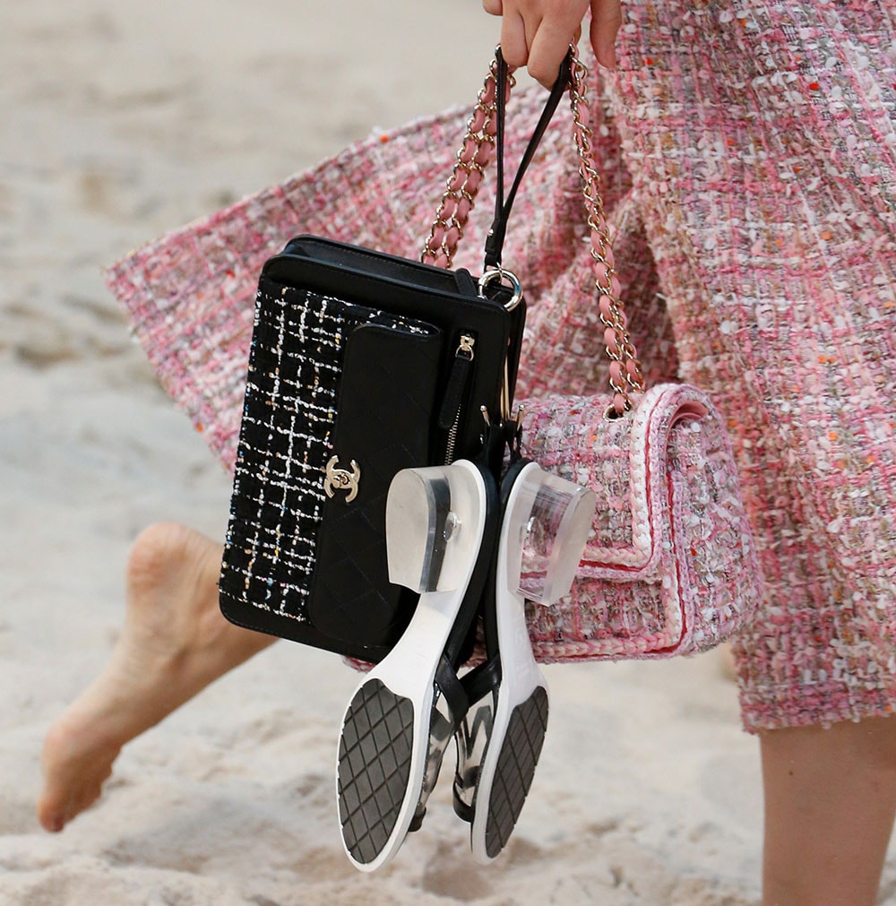 Chanel Spring 2019 By the Sea Terrycloth Flap Bag · INTO