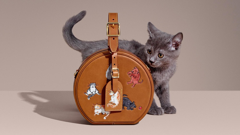Louis Vuitton X Grace Coddington Collection is Catnip for Feline