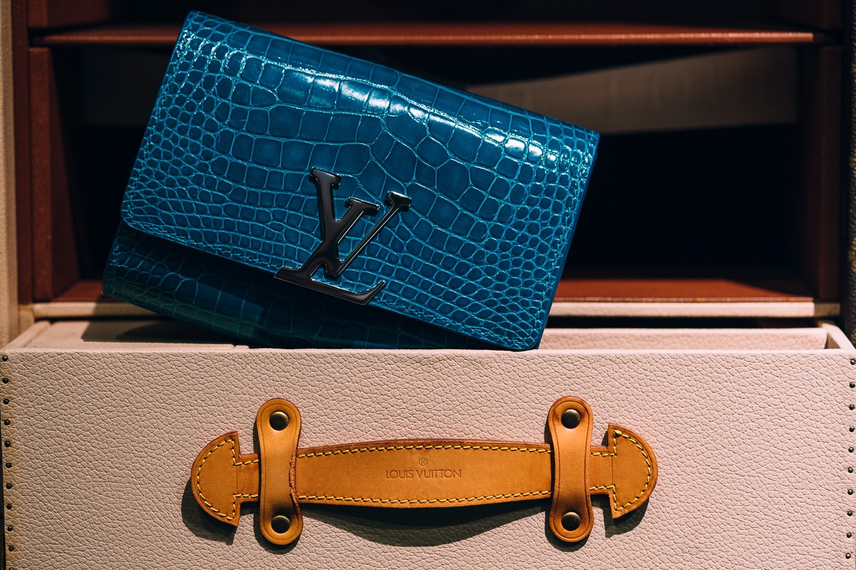Louis Vuitton Capucines Mini in yellow alligator Exotic leather