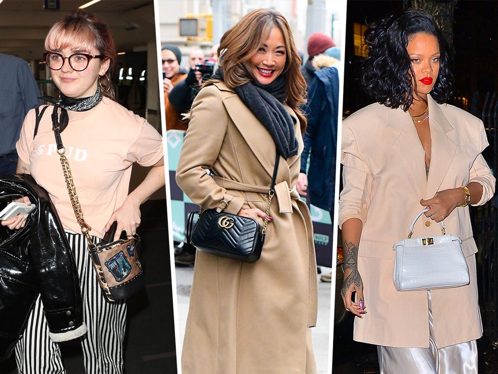 Celebs Get Glam with Bags from Valentino, Balenciaga and Edie