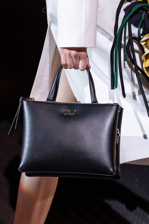 Prada Embraces Top Handles With Its Fall 2019 Runway Bags - PurseBlog