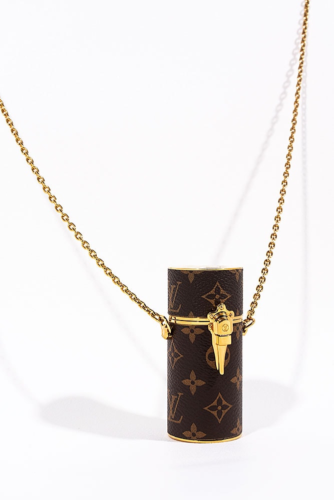 Louis Vuitton 2019 Monogram Lipstick Case - Gold Cosmetic Bags
