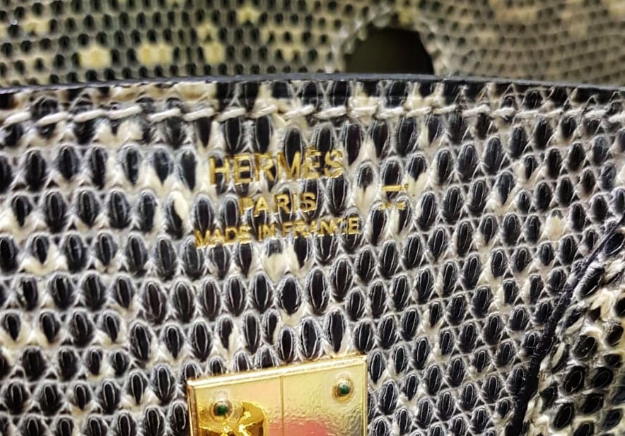 Túi Hermes Birkin nữ màu đen da sần hàng hiệu cao cấp luxury