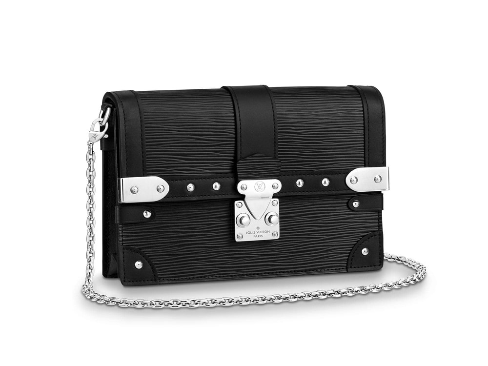 Louis Vuitton Clutch Box Absolute Noir – Hard-sided trunk bag: Details,  what fits & try-on 