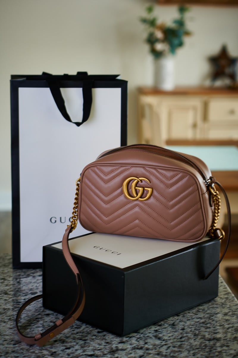 Style of Sam  Gucci Marmont Pearl Camera Bag Review