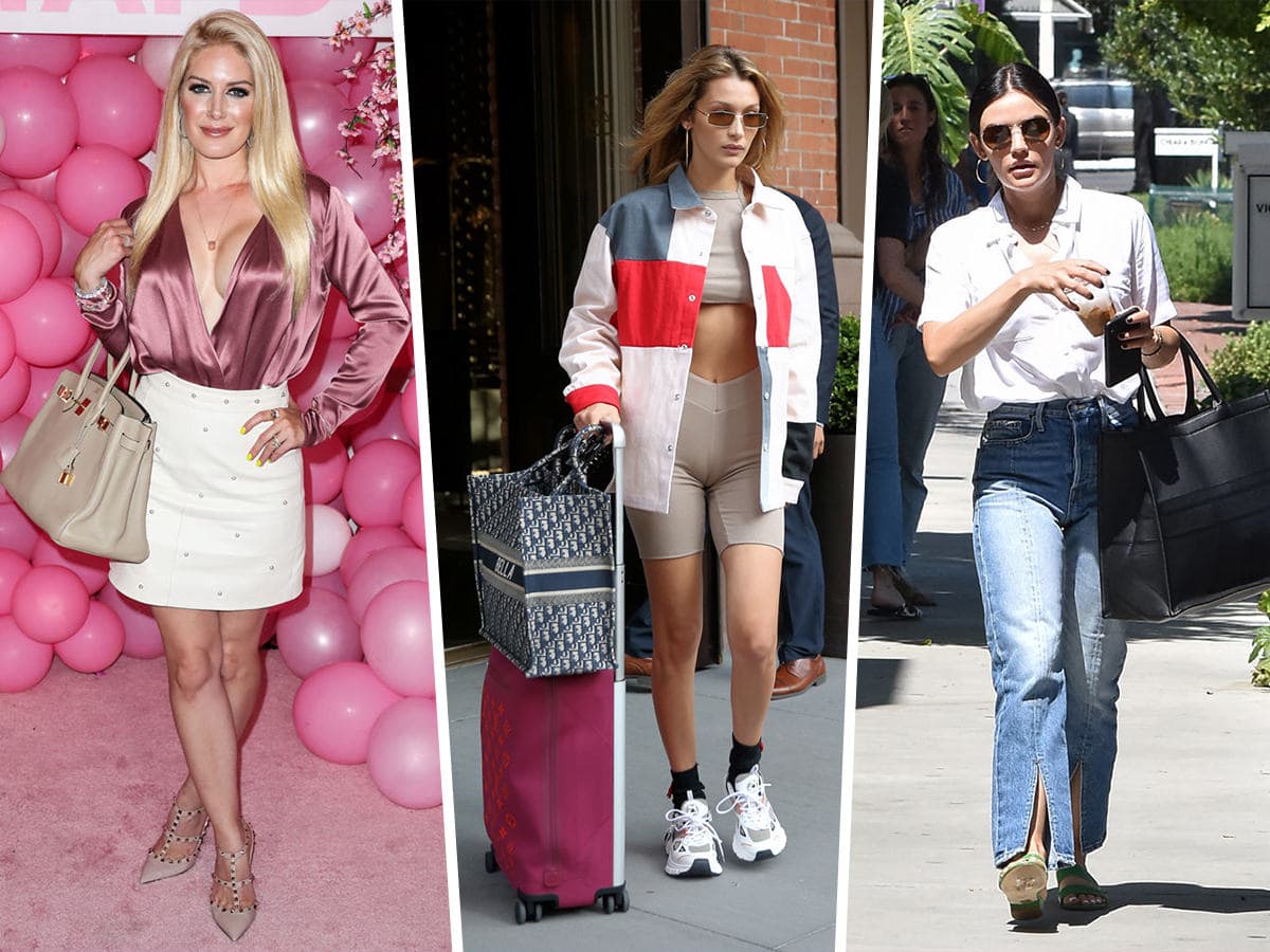 Celebs Attempt to Avoid Your Prying Gaze with Bags from Dior