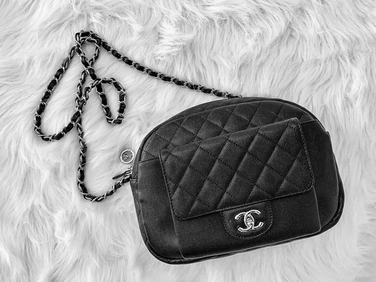 Chanel Pink Quilted Leather Business Affinity Camera Case Shoulder