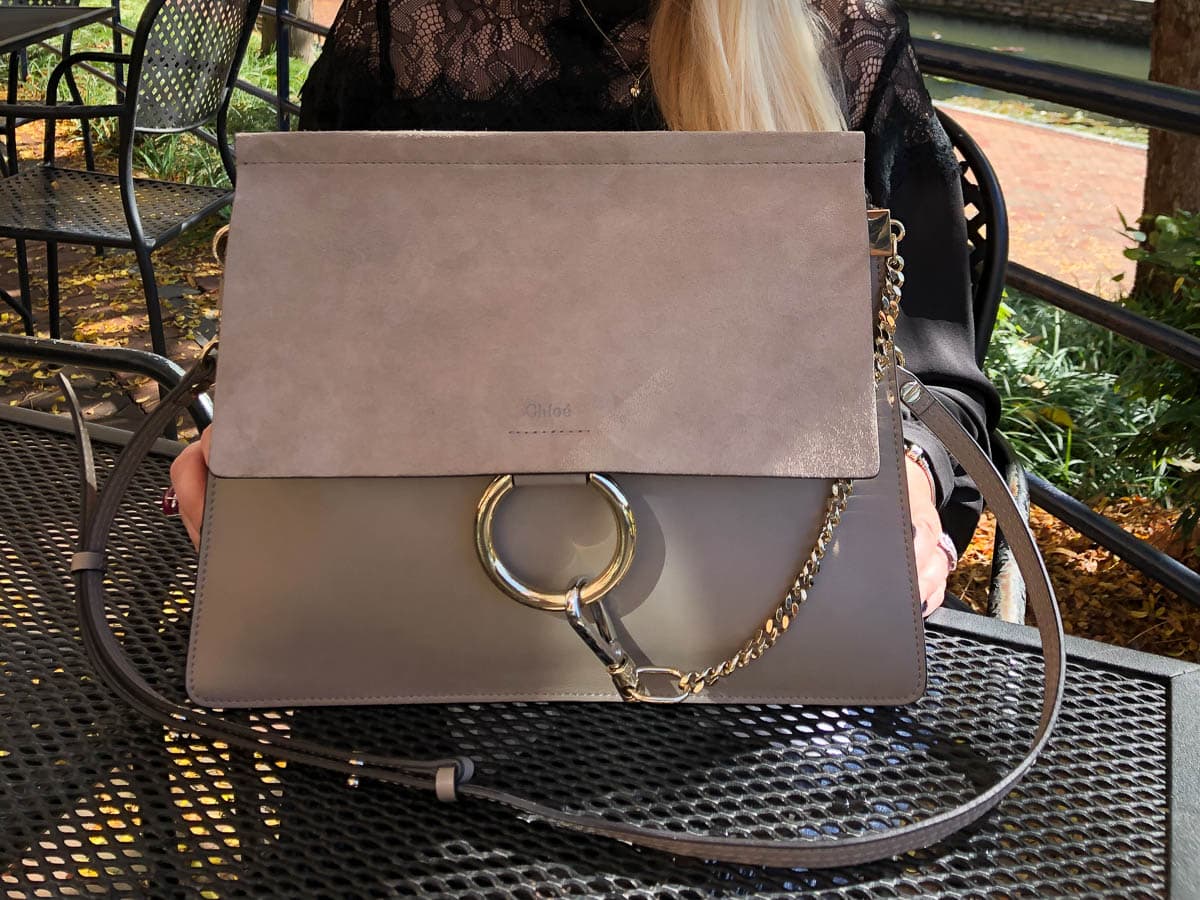 Chloe Faye Day Shoulder Bag | Review & What's In Mine | MsGoldgirl - YouTube