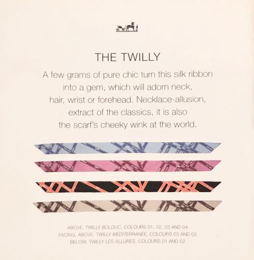The Hermès Twilly: To Tie One On….or 
