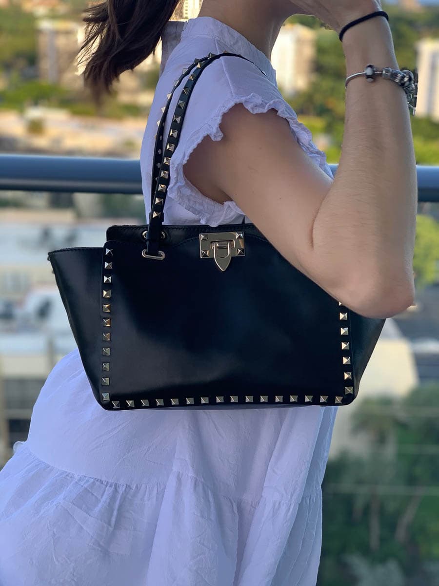 Valentino Rockstud Flap Shoulder Bag