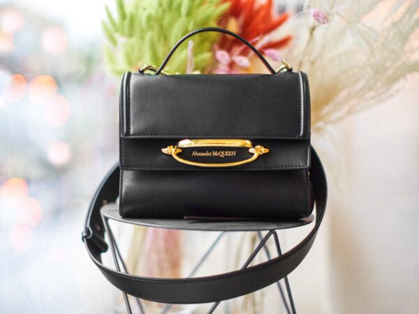 Your Look at the New Alexander McQueen The Curve Bag - PurseBlog