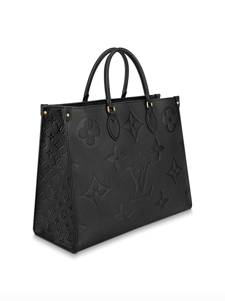 Louis Vuitton LV On My Side Tote GM Black Leather M22225 Retail $5,100