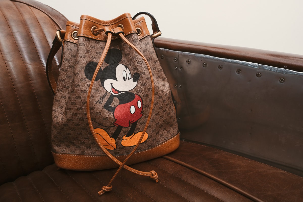 mickey mouse purse gucci