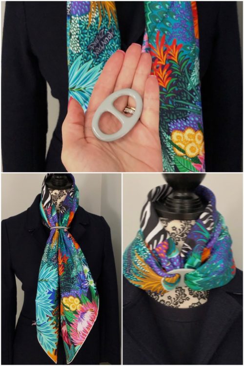 Shorts  Hermès Twilly Scarf Ring Hack: Use With Larger Scarves! 