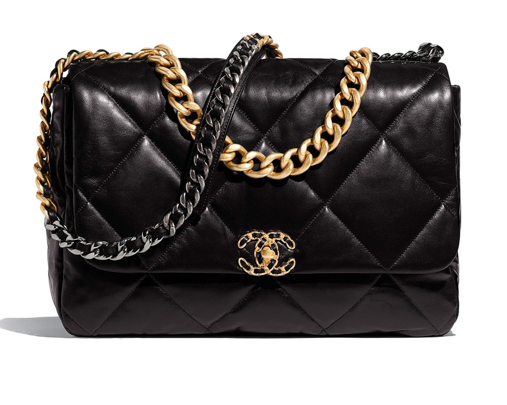 Chanel Maxi Chanel 19 Flap Bag Review Luxe Front
