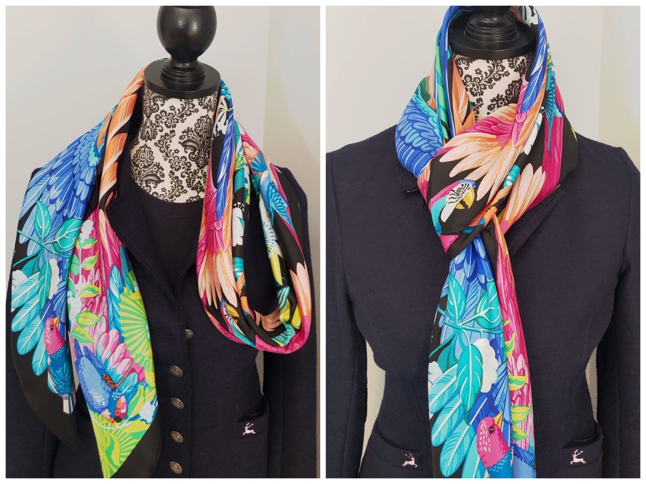 34 Stylish Ways To Tie A Twilly or Mitzah Scarf - Glamour and Gains