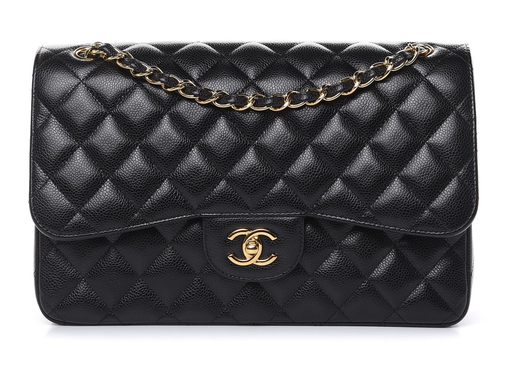 Chanel Black Quilted Lambskin Leather New Medium Boy Bag - Yoogi's