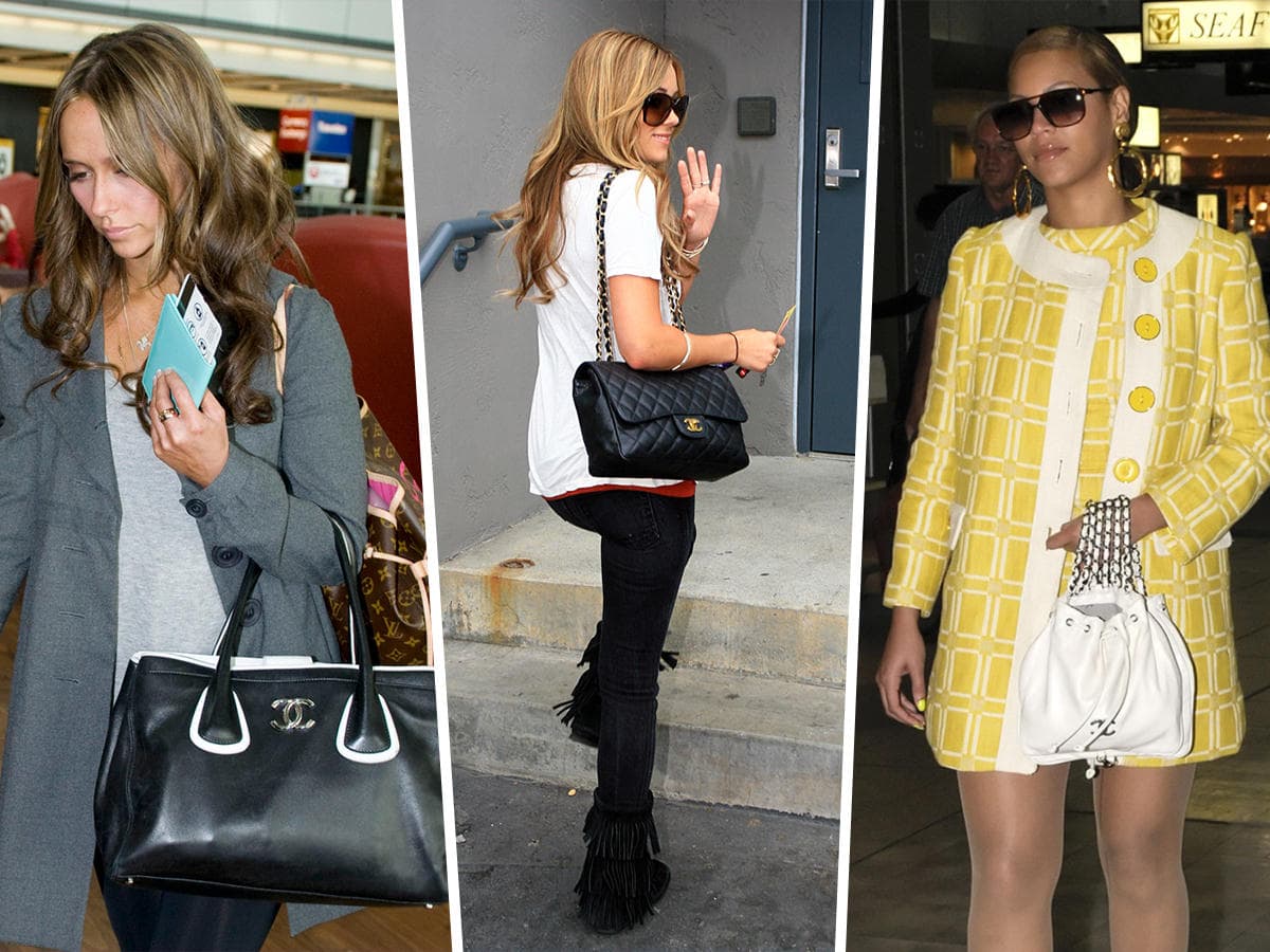 Who made Jennifer Love Hewitt's black shoes and brown purse?  Louis  vuitton handbags black, Vuitton outfit, Louis vuitton bag