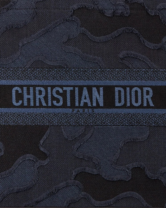 Christian Dior Embroidered Camouflage Mini Book Tote