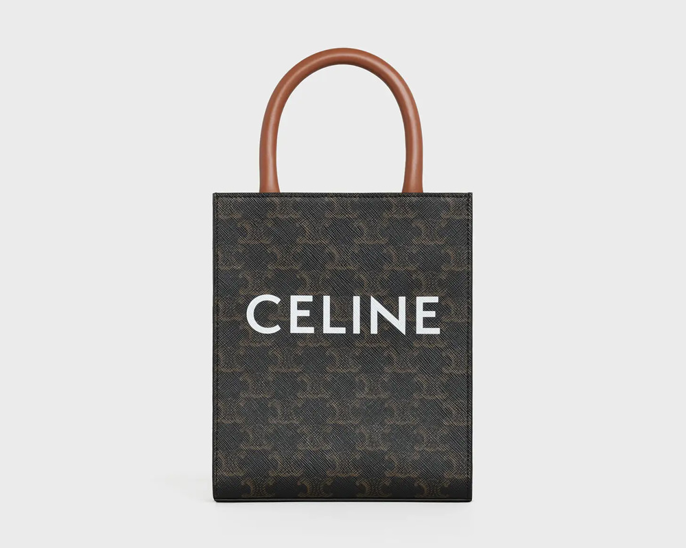 Review] Celine small bucket in Triomphe canvas 
