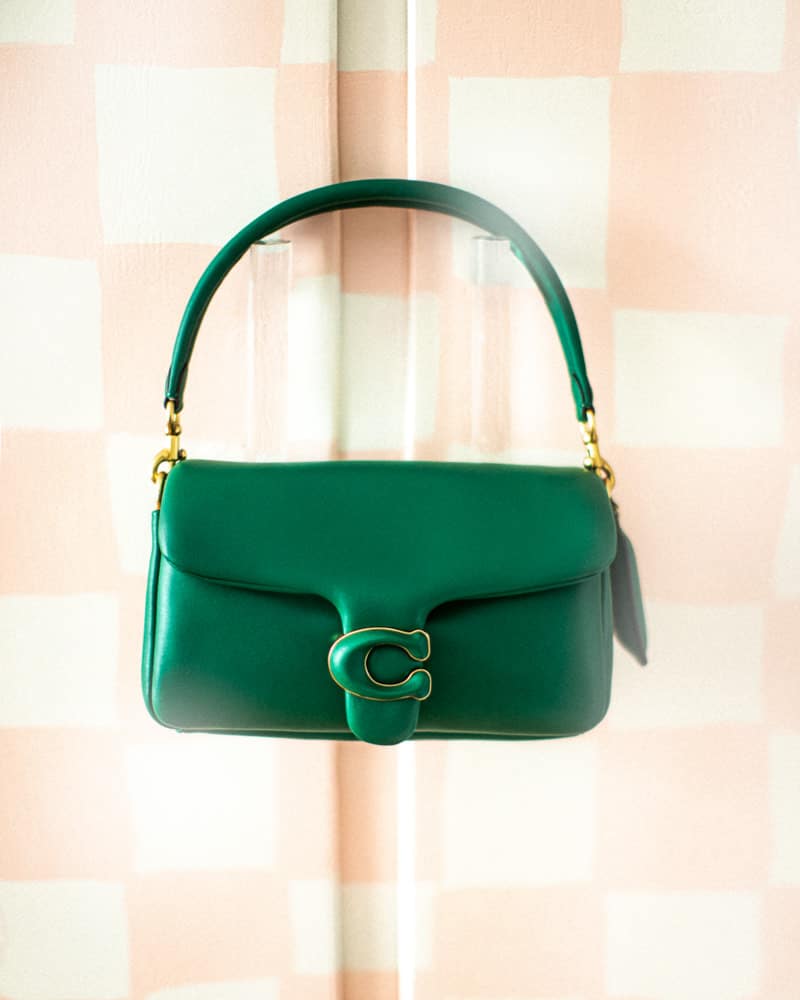 Coach, Bags, Coach Pillow Tabby 26  Green Used 95 Condition