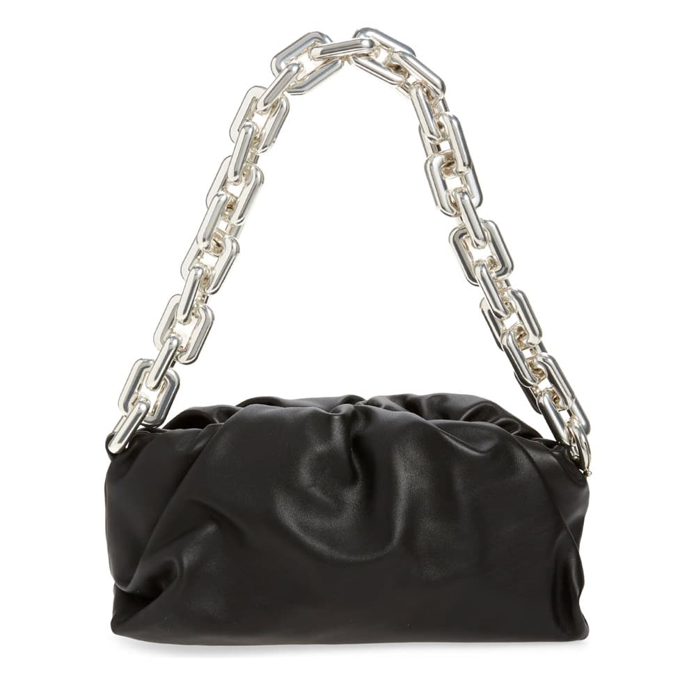 Thick Chain Strap Shoulder Bag  Thick Metal Chain Shoulder Bag