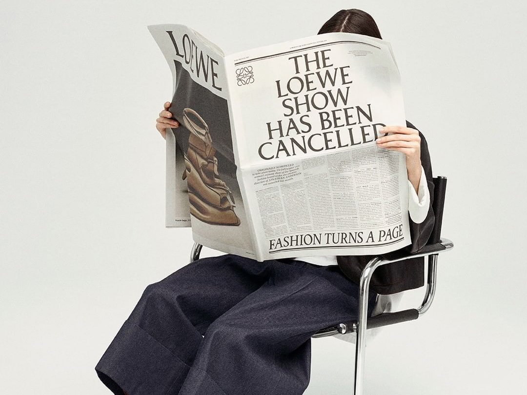 Loewe Turns a Content-Commerce Page With A Show in the News