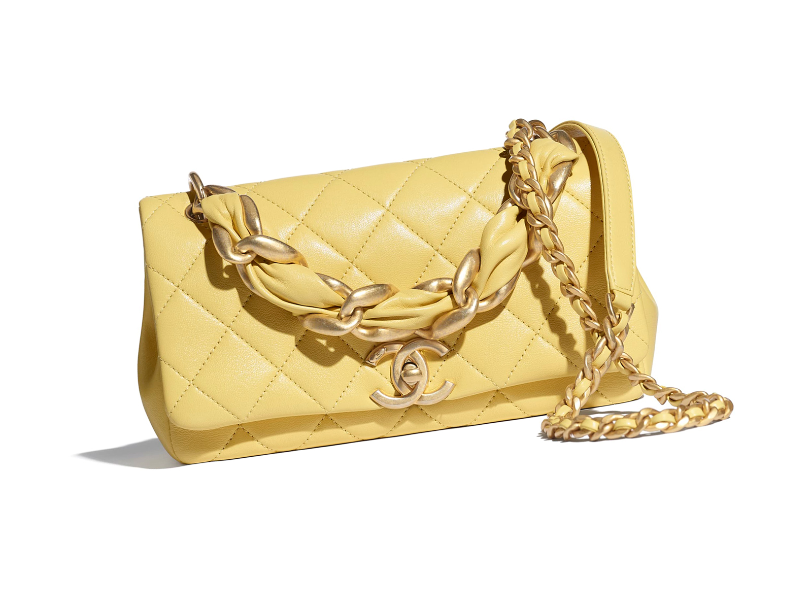 Chanel Classic Flap in Yellow Alligator - PurseBlog