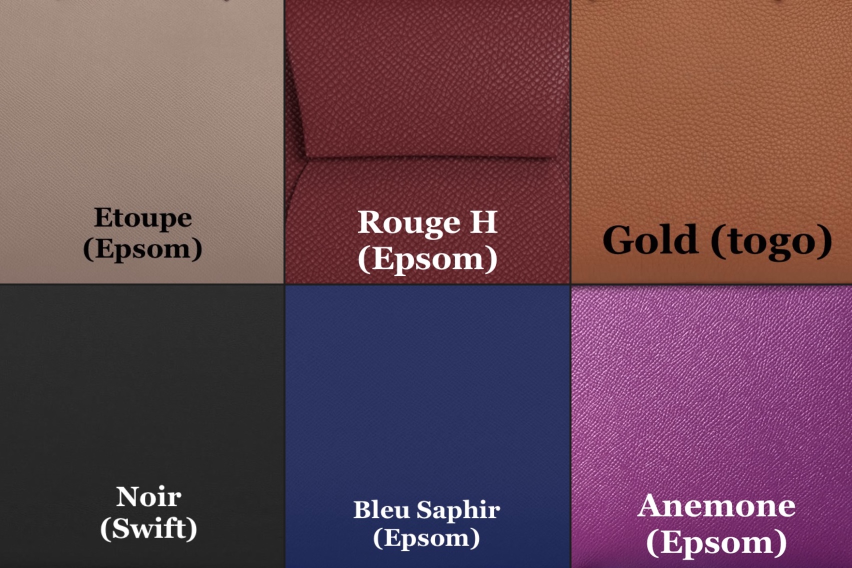 Hermes Most Popular Colors in Depth Review