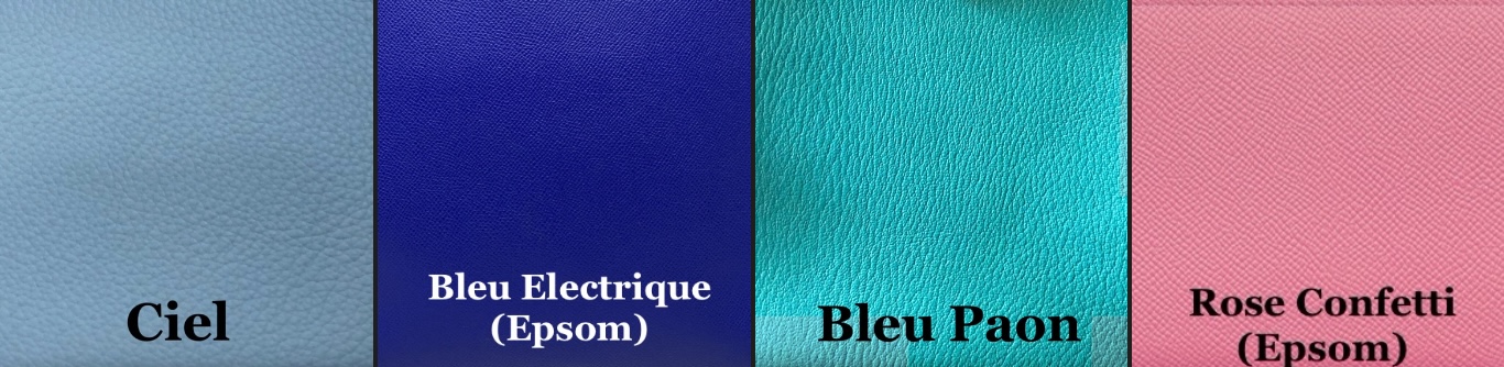 Hermès Color Comparison: Craie (10) vs. Gris Perle (80) - Indoor
