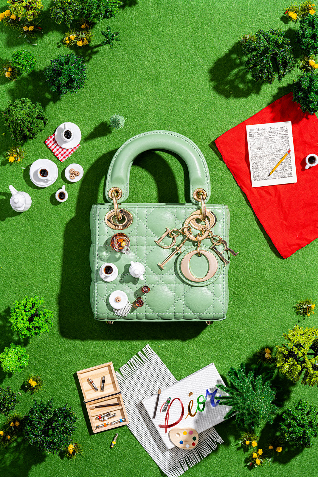 Christian Dior Micro Lady Dior Handbag