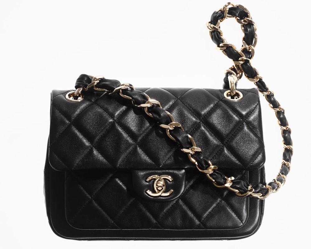 Chanel 2021 Small Entwined Chain Flap Bag