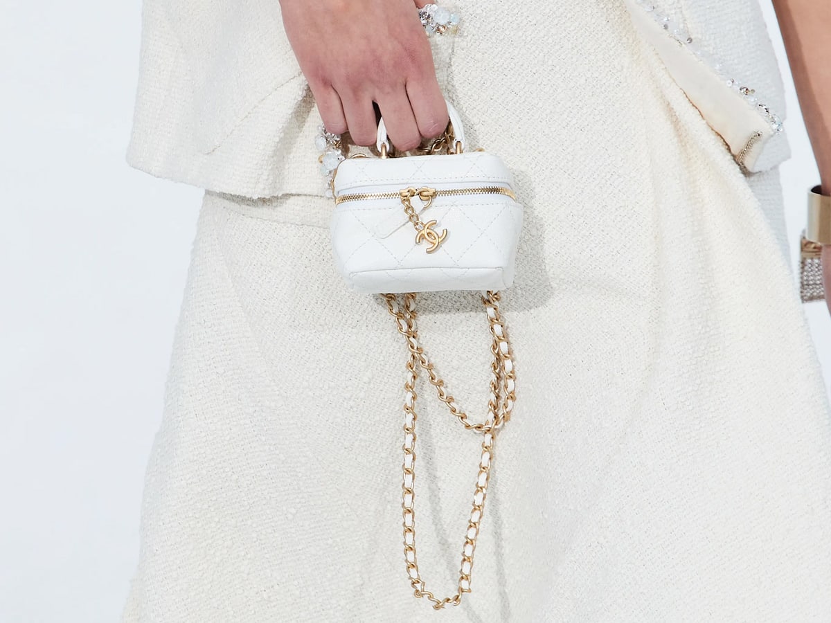 Chanel 2021 Micro Bag Necklace Accessory