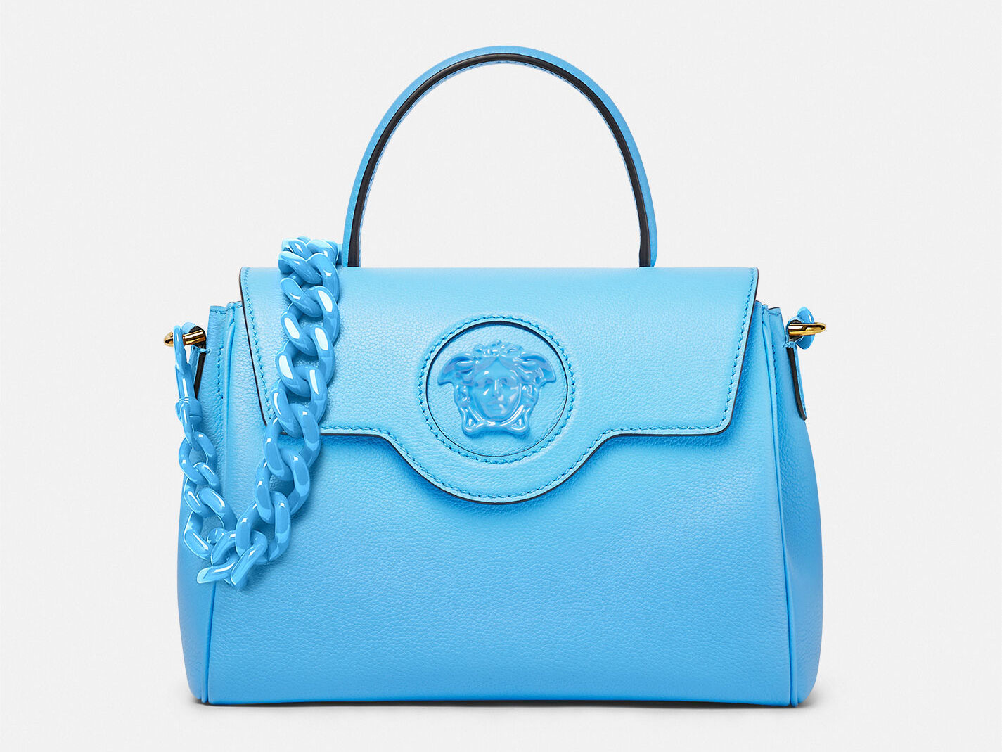 Versace - Authenticated La Medusa Handbag - Cloth Multicolour Plain for Women, Never Worn