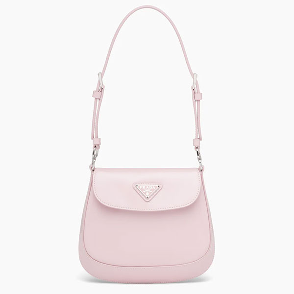 Prada - Women's Small Padded Soft Nappa-Bag Top Handle Bag - Pink - Leather