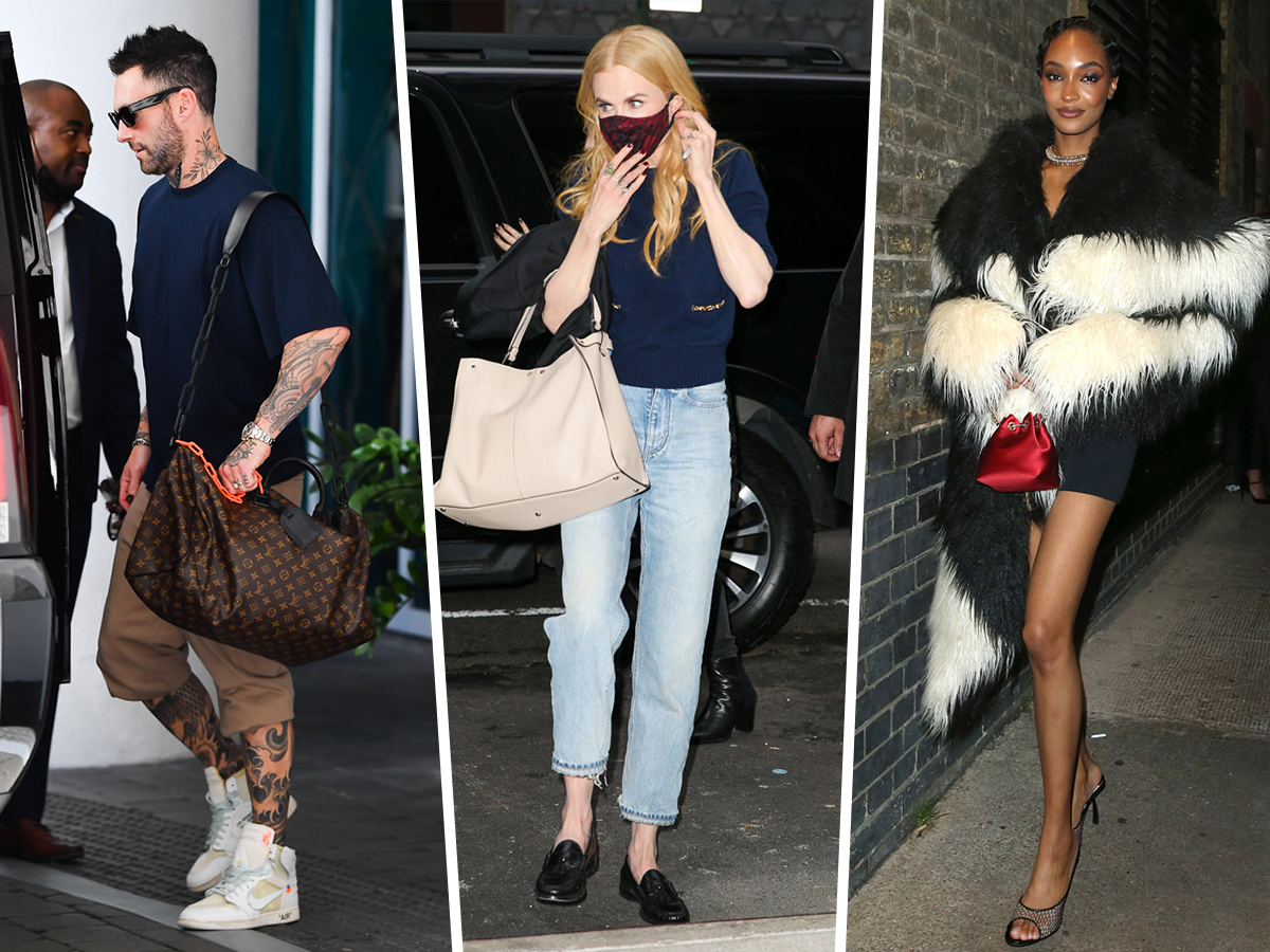 Cra-wallonieShops, Celebs Meander With Bags From Givenchy - Chanel, and  More This Holiday Season, ostrich-effect cosmetic bag